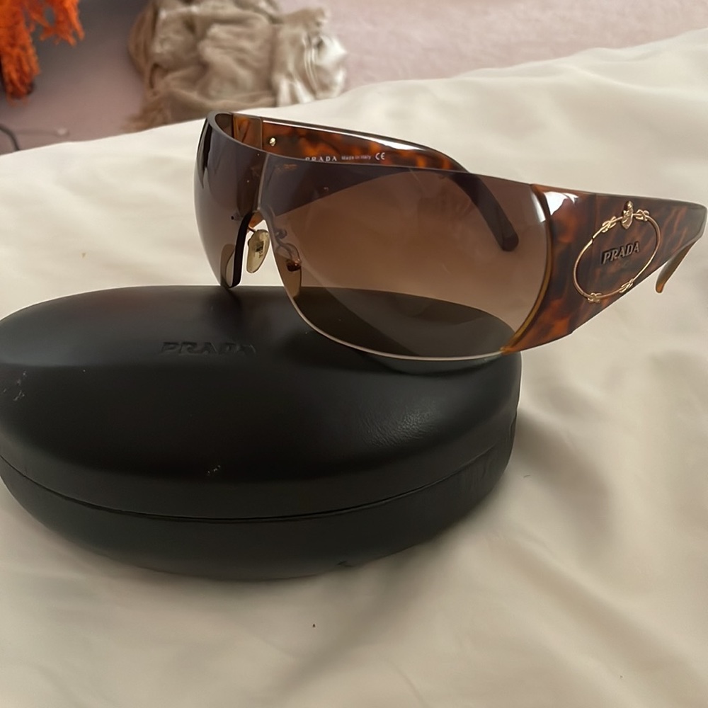 Prada wrap around sunglasses